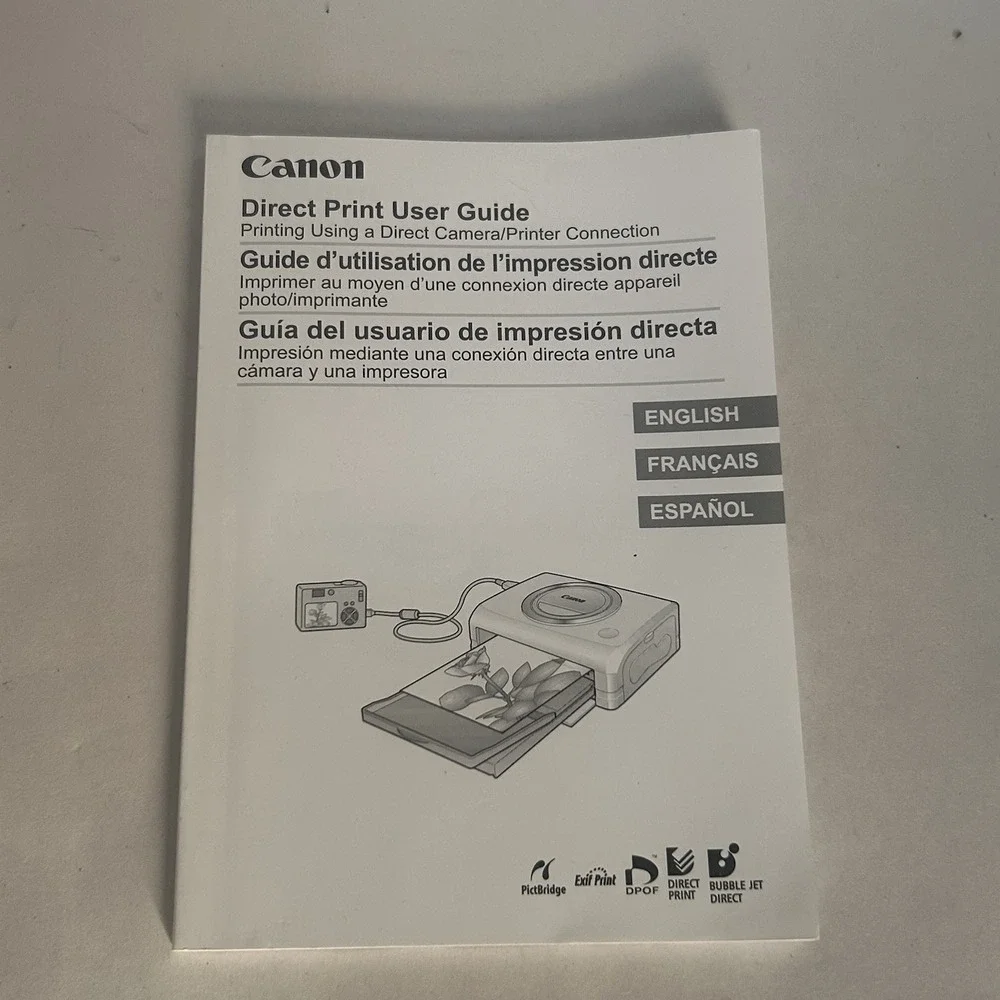Canon PowerShot PC 1080 Digital Camera  Silver Tested  No USB w/Box ,Manual & SD